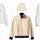 Frame Denim off-white denim jacket, $198
Bellerose beanie, $55
J.Crew Mercantile sherpa fleece pullover, $70
Gap worker shirt jacket, $80